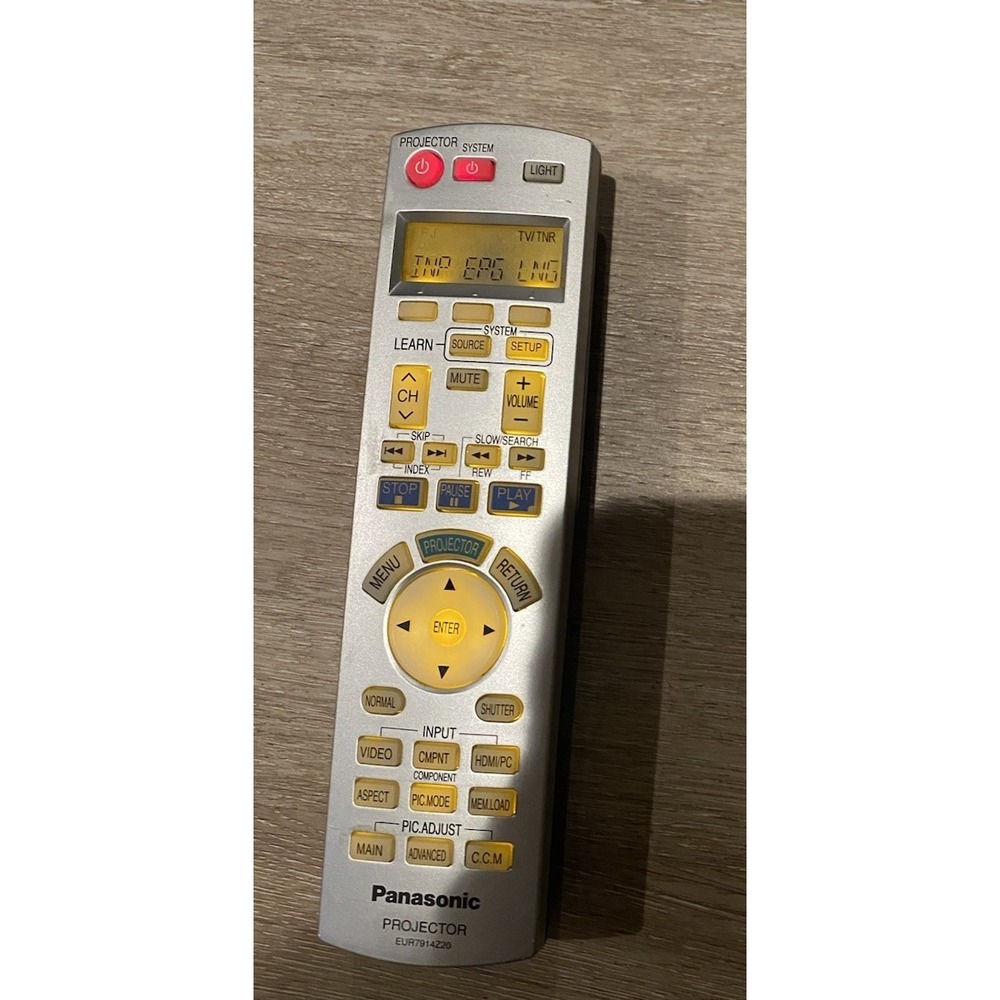 Working Original Panasonic EUR7914Z20 Projector Remote Controller Control